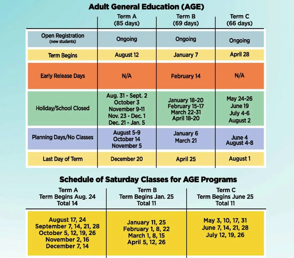 2024-25 age calendar dates