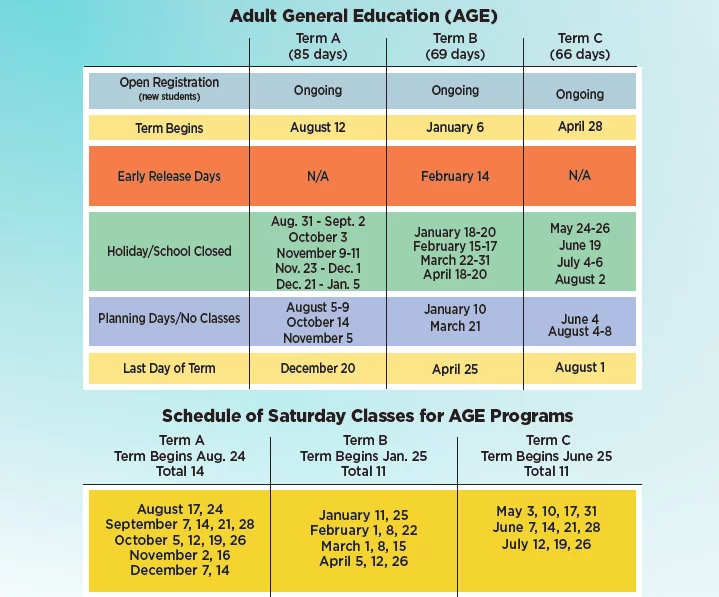 2024-25 age calendar dates